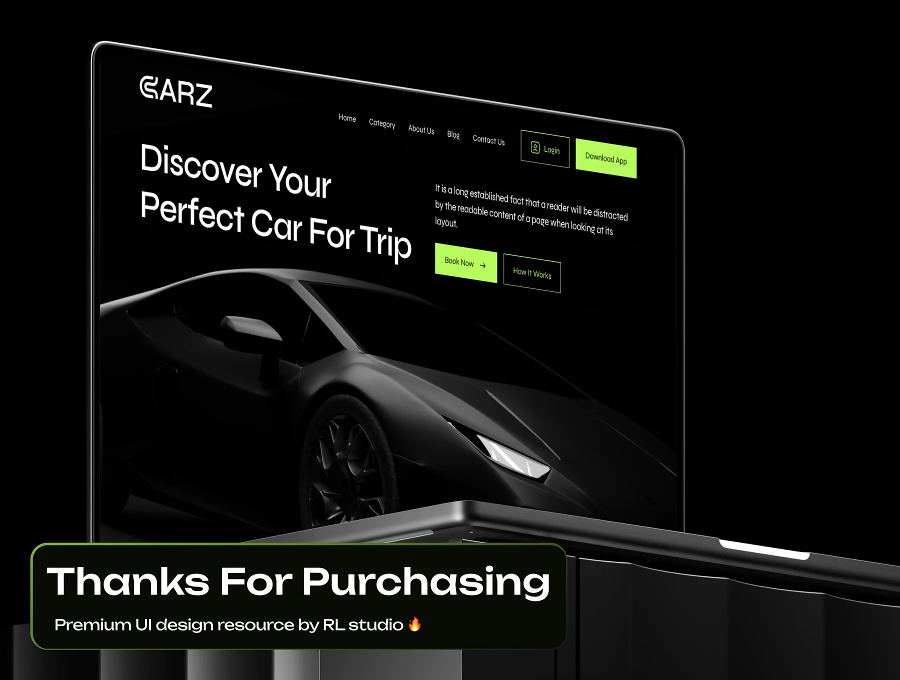 CARZ - Car Rental Website Framer Template 10