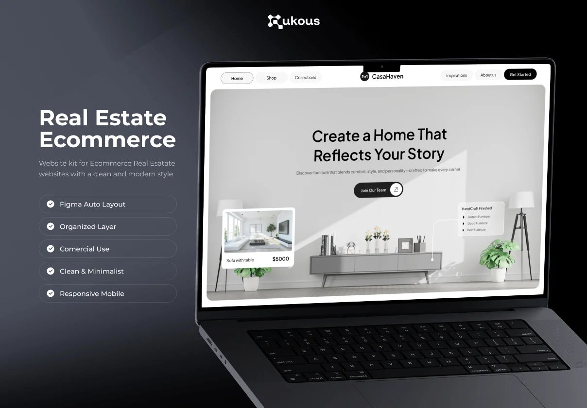 Casa Haven - Real Estate Ecommerce Website UI KIT