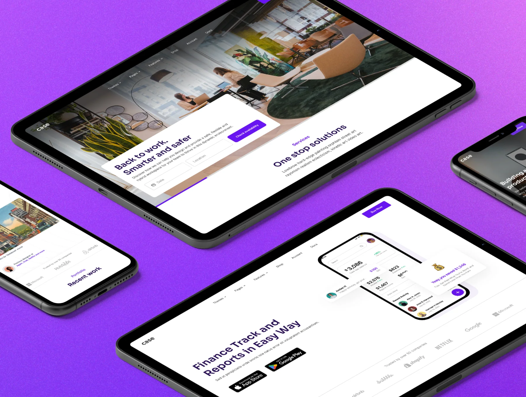 Case - Landing Page Template 4