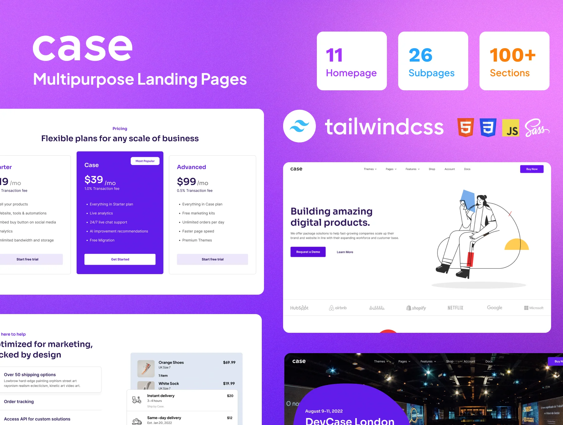 Case - Landing Page Template 6
