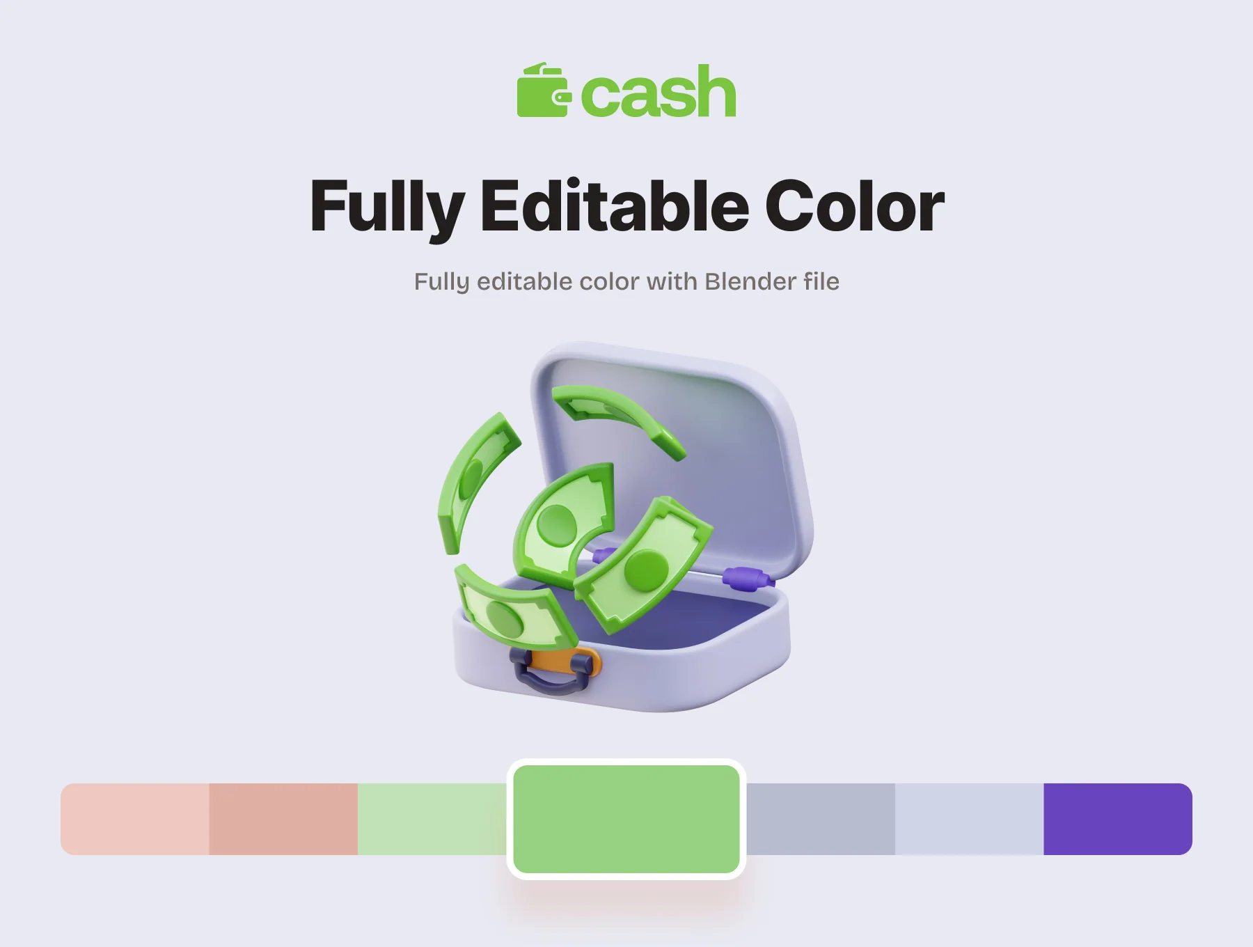 Cash - Money 3D  Icons 5