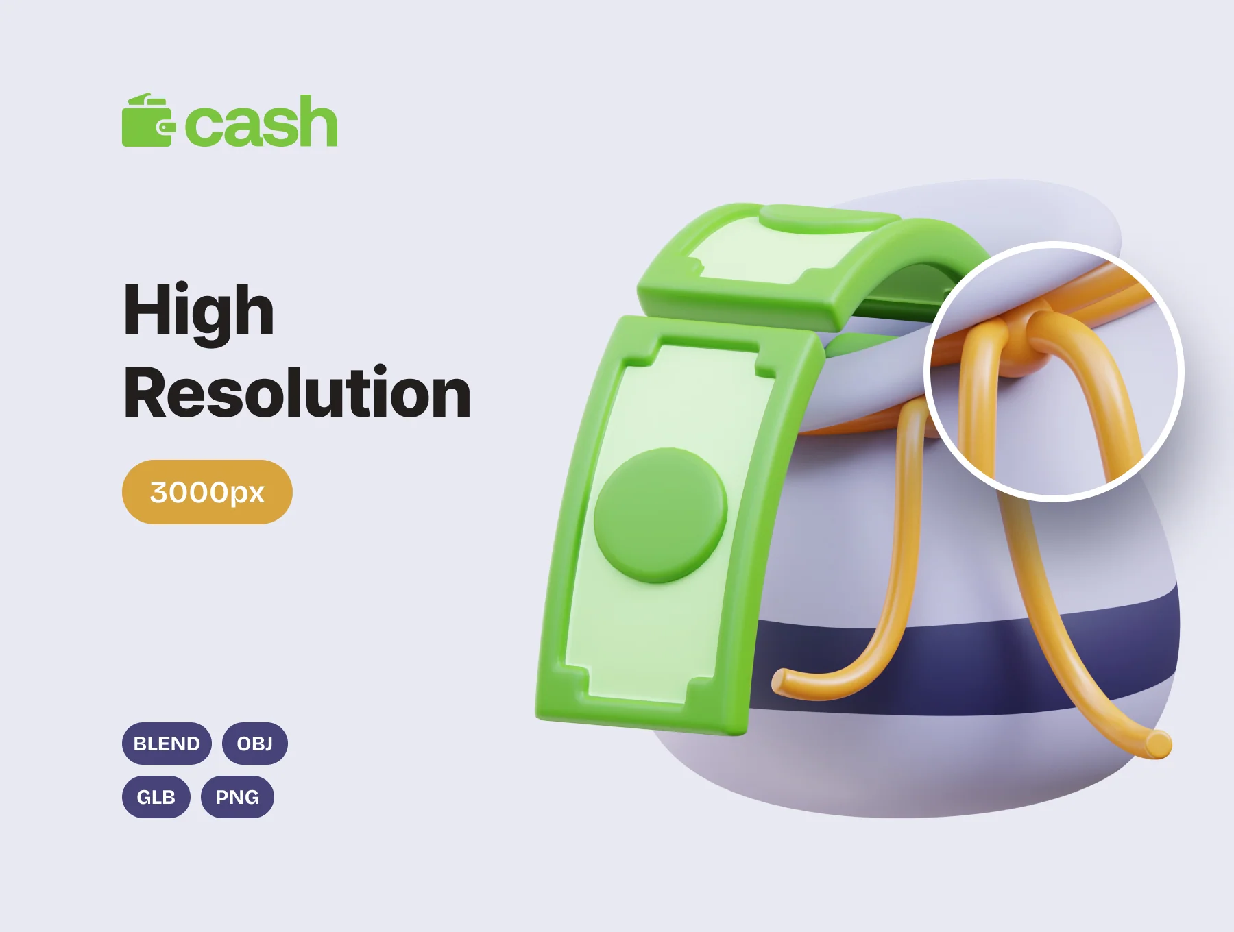 Cash - Money 3D  Icons 6