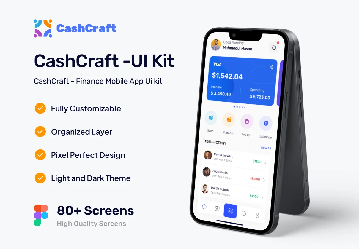 CashCraft - Finance Mobile App