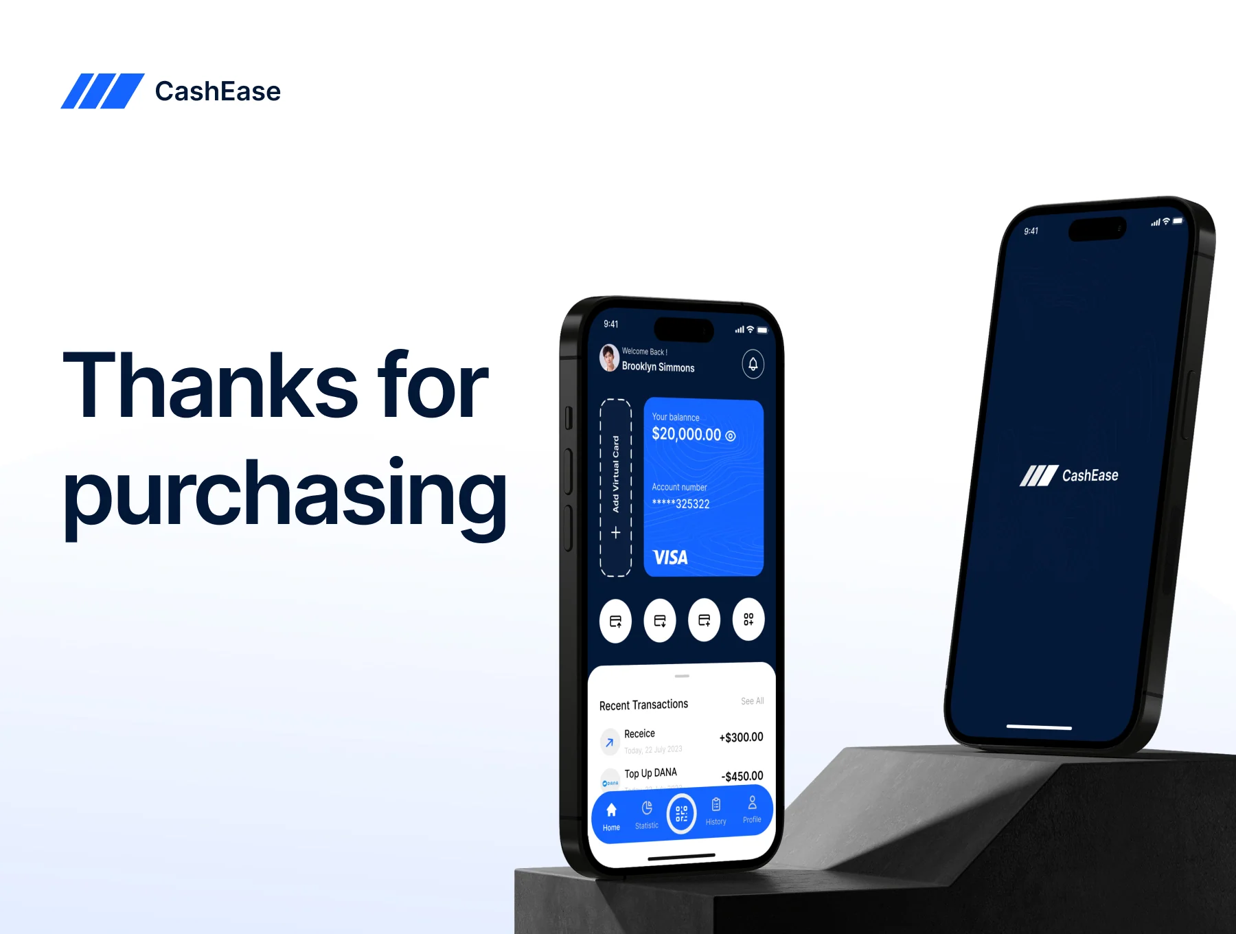 CashEase - Digital Payment App UI Kit