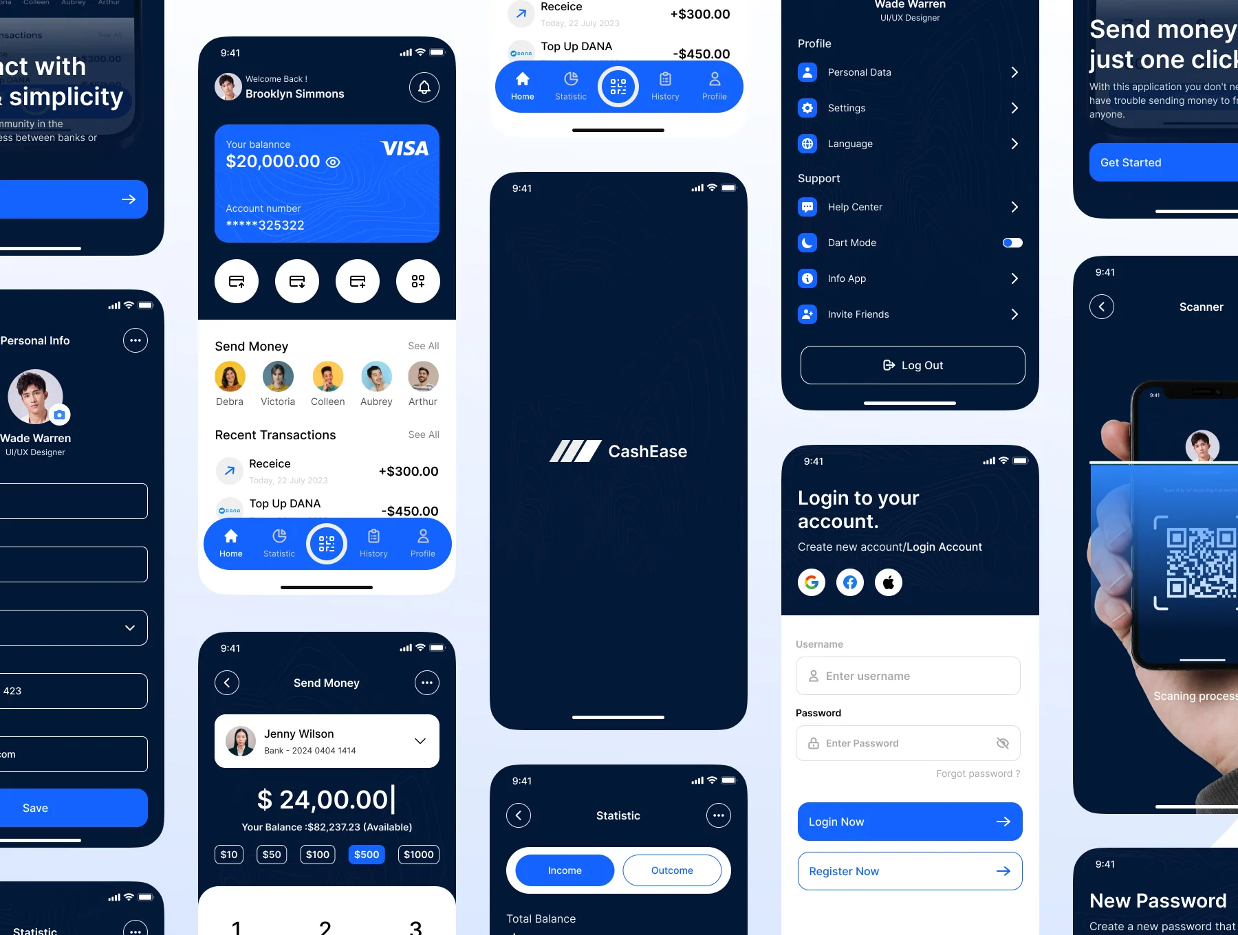 CashEase - Digital Payment App UI Kit 2