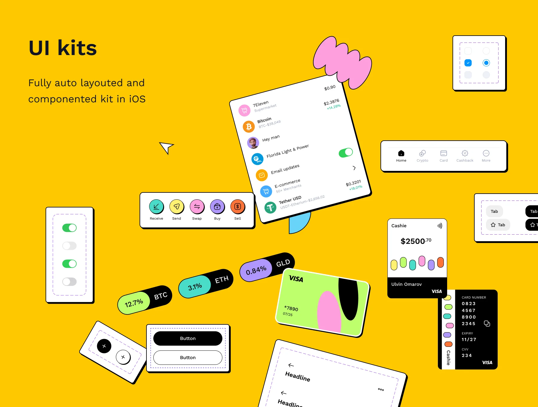 Cashie -  FinTech UI kit 6