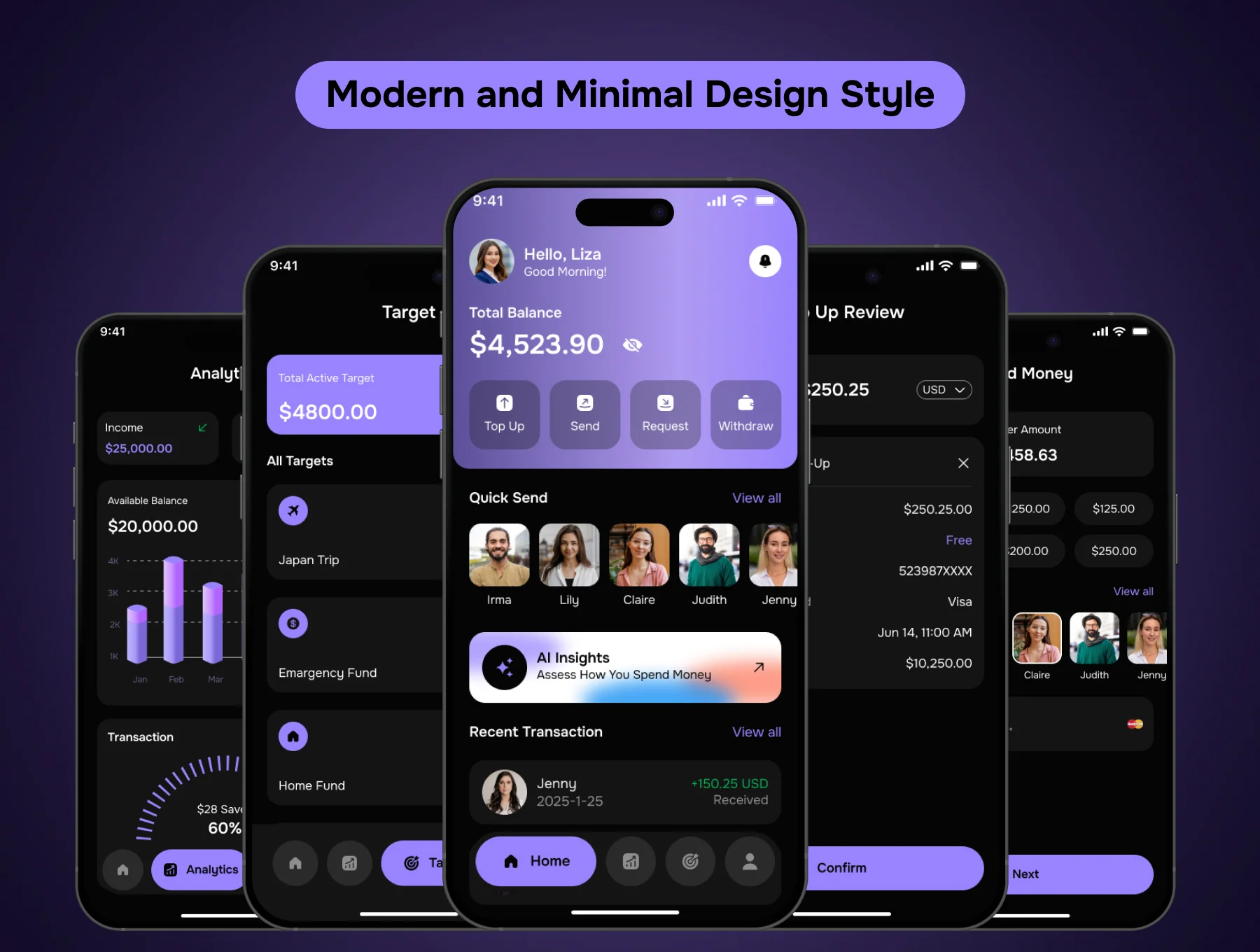 Cashlly AI Finance App UI Kit 3