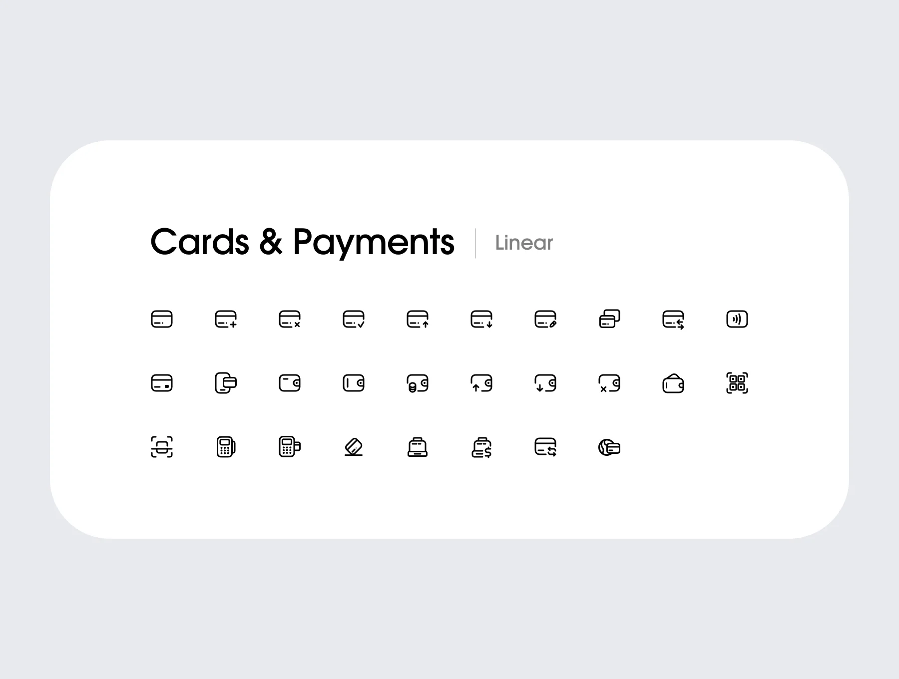 Cashly - 140 Finance & Banking Icons in Modern Linear & Outline Style 7