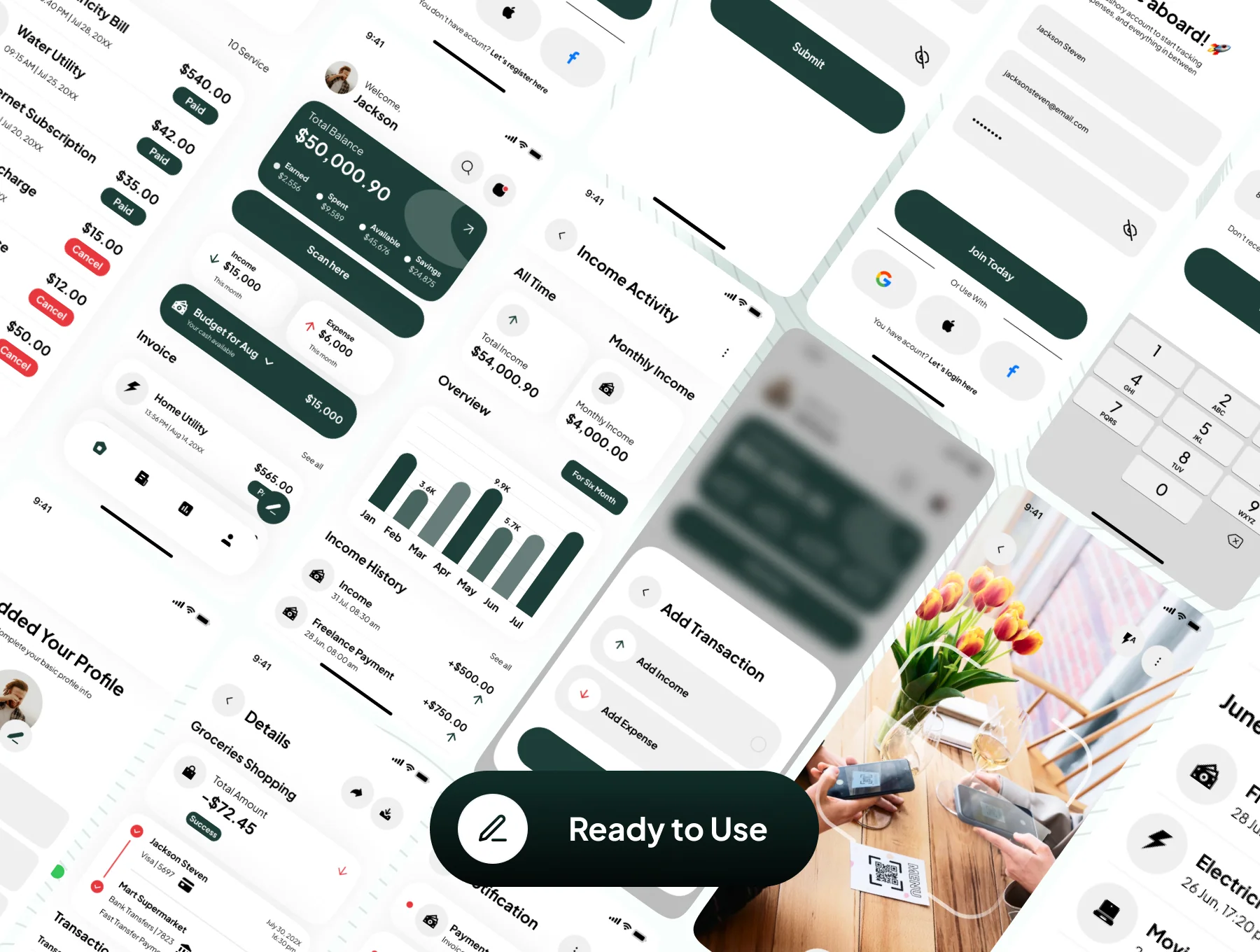 Cashory - Financial & Expense Tracker App UI Kit 7