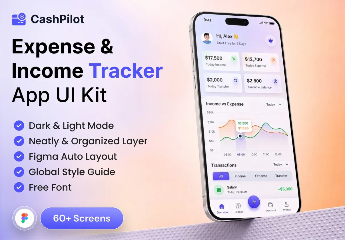 CashPilot- Expense & Income Tracker App