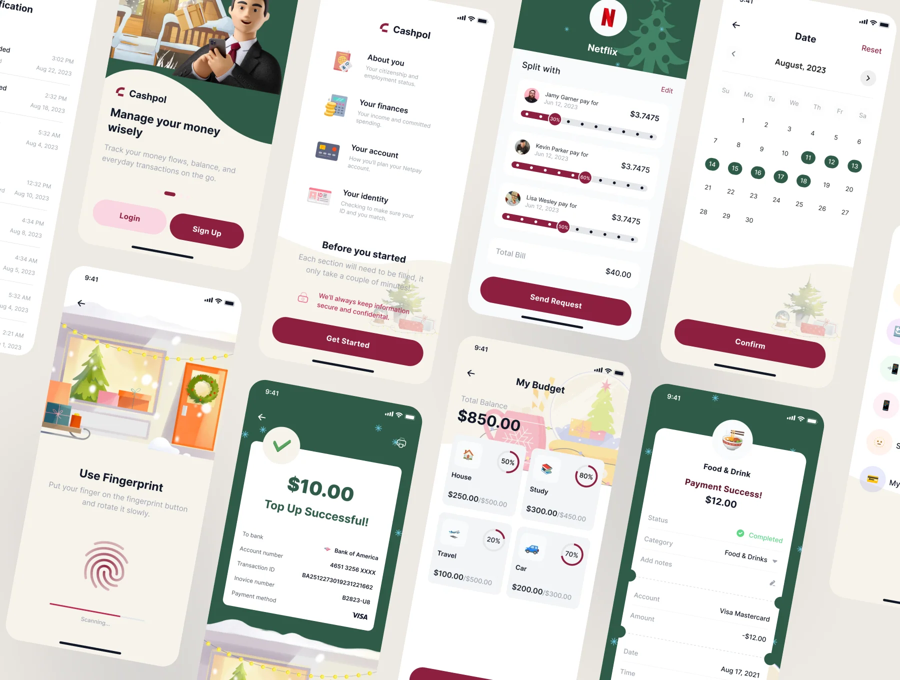 Cashpol Mobile App UI Kit 2