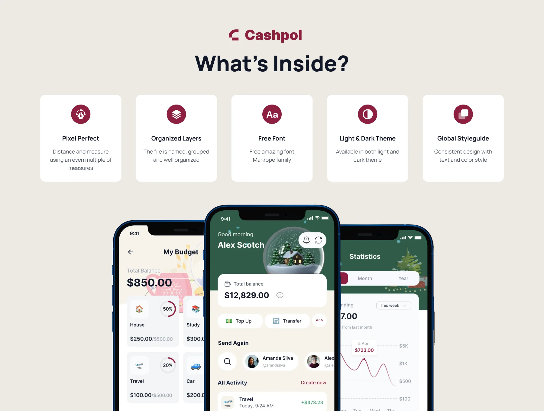 Cashpol Mobile App UI Kit 3