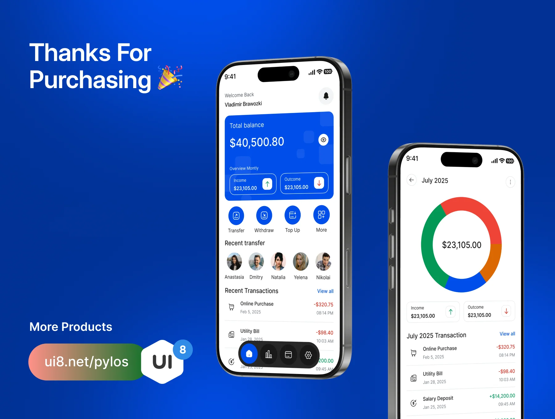 Cashvio - Finance Mobile UI Kit 8