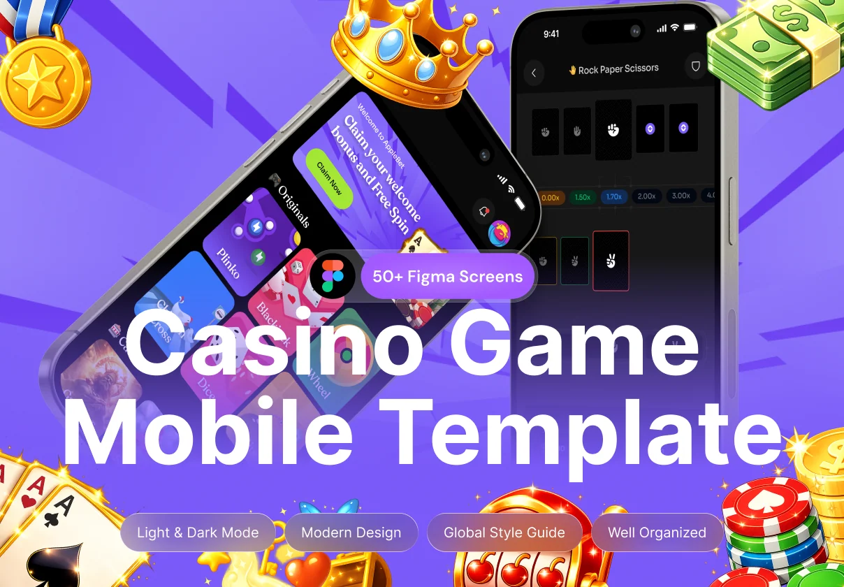 Casino & Sports Betting App UI