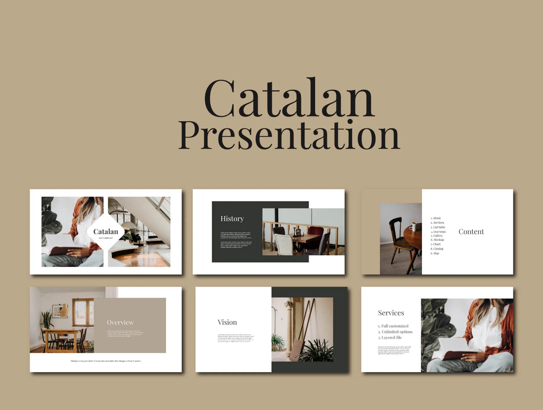 Catalan - PowerPoint Template 3