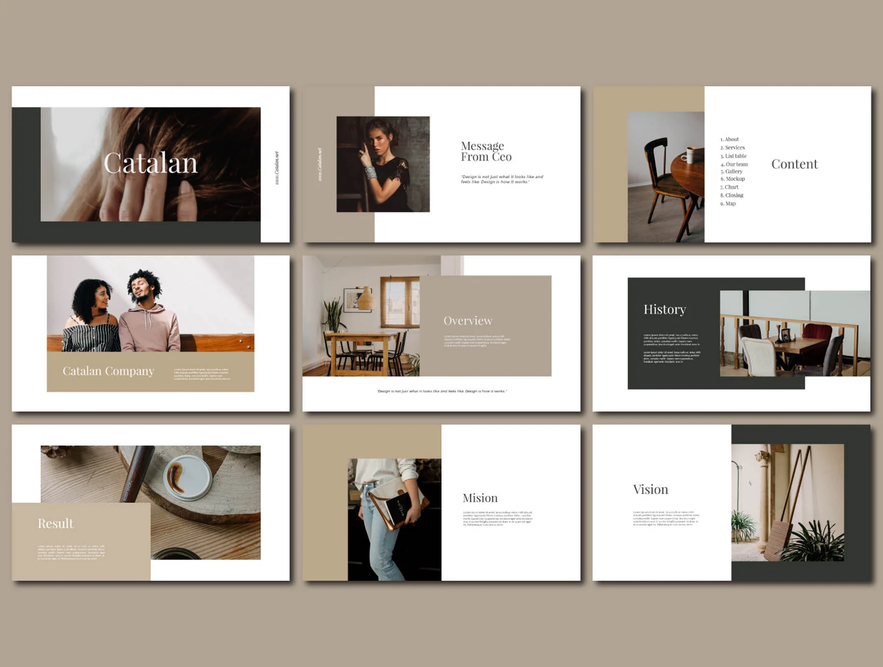 Catalan - PowerPoint Template 4