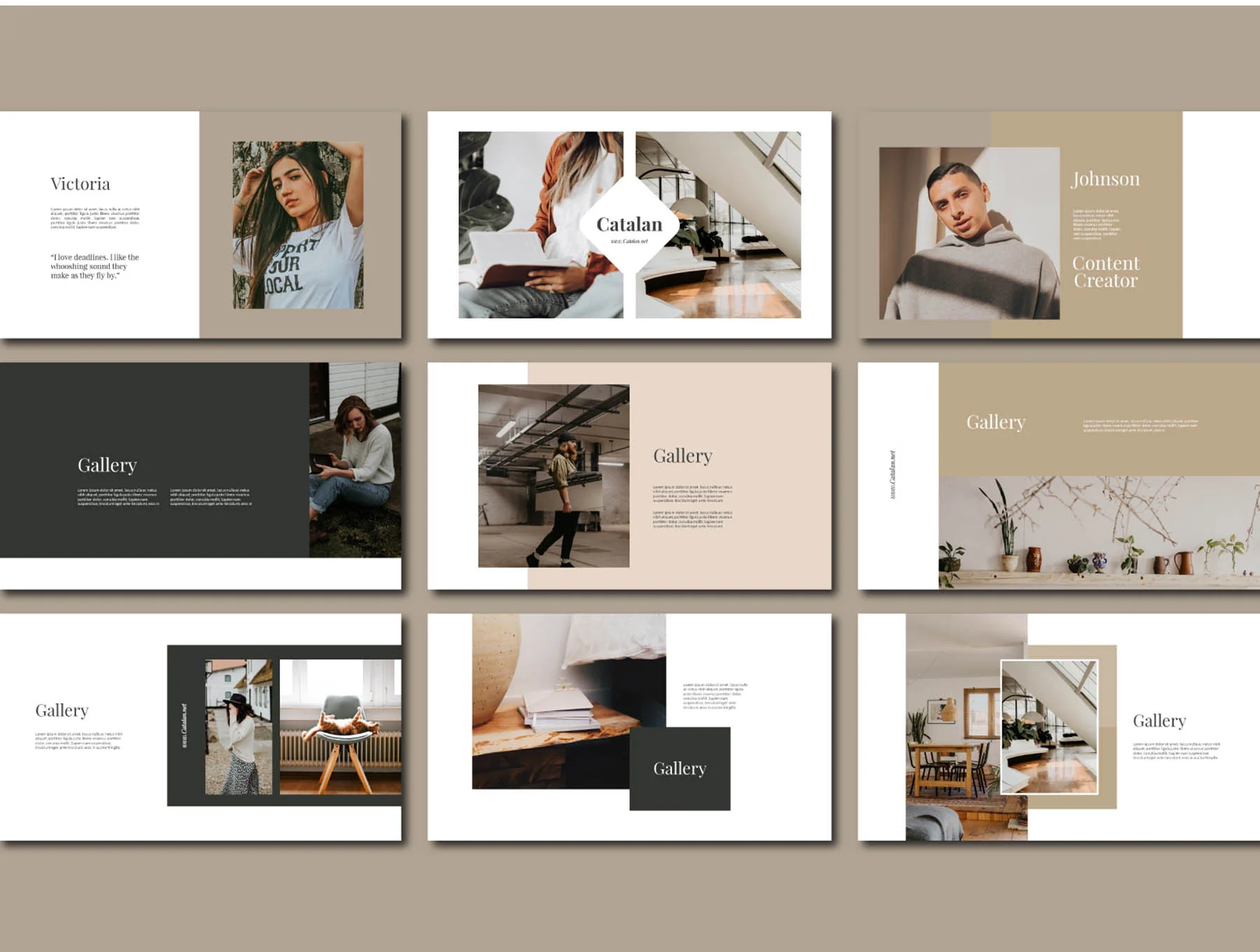 Catalan - PowerPoint Template 6