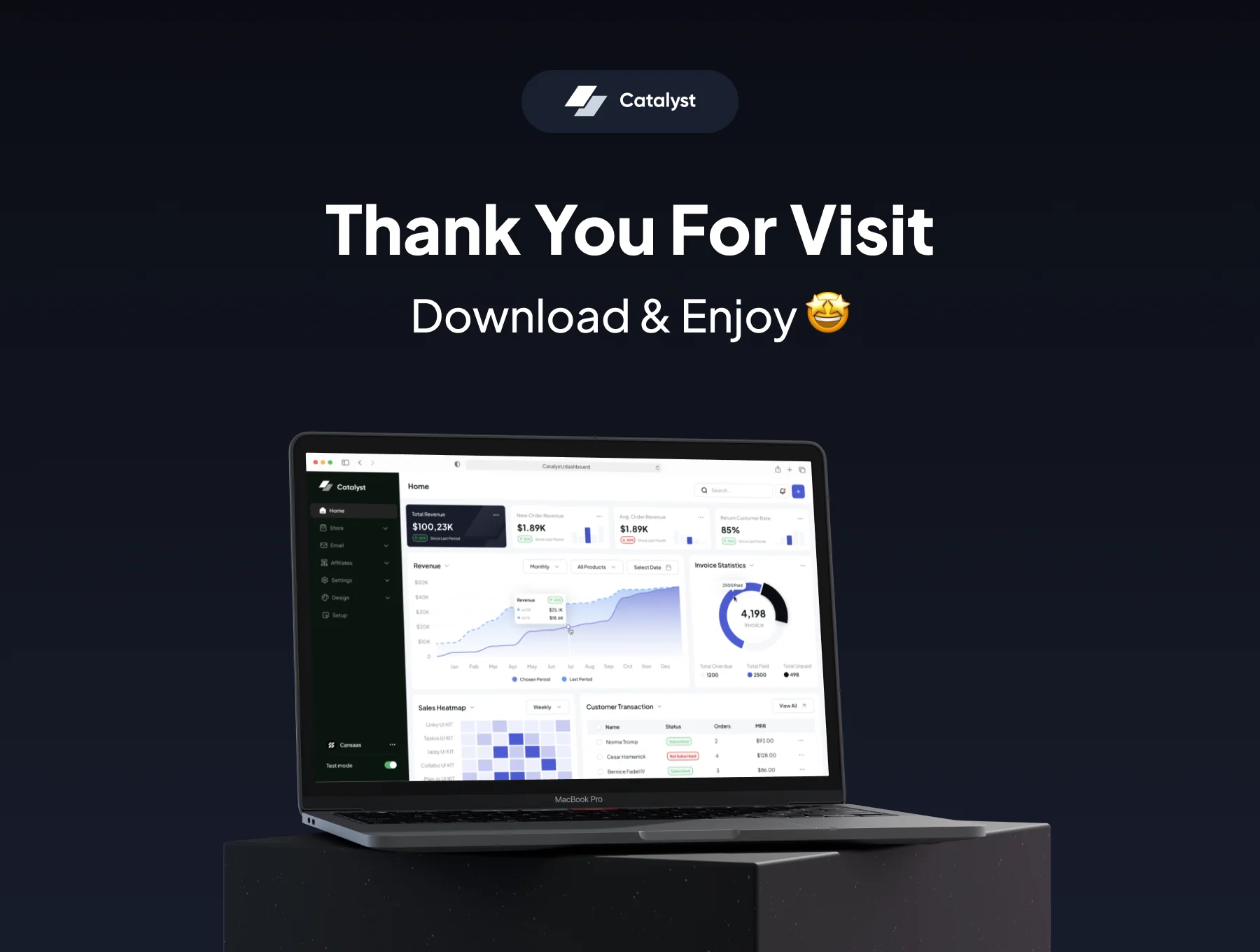 Catalyst - CRM Sales Dashboard App UI Kit 5