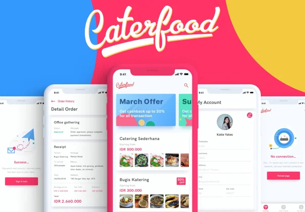 Caterfood UI Kit