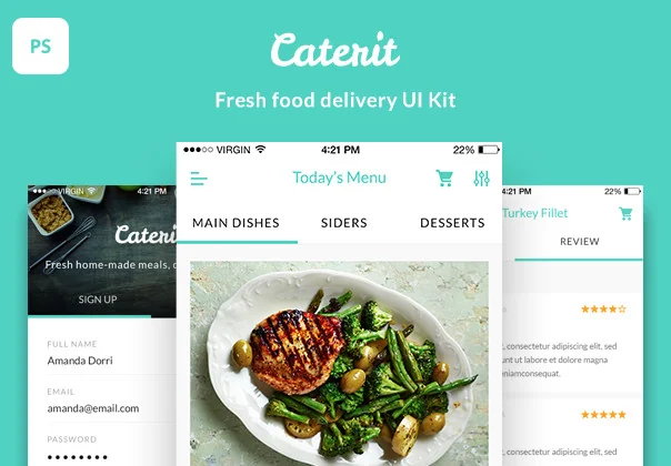 Caterit UI Kit