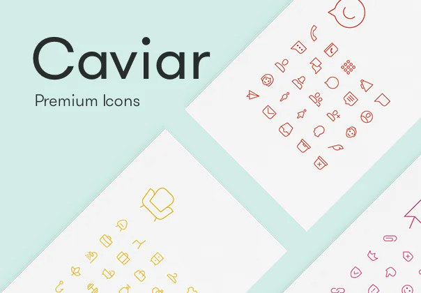 Caviar Premium Icons