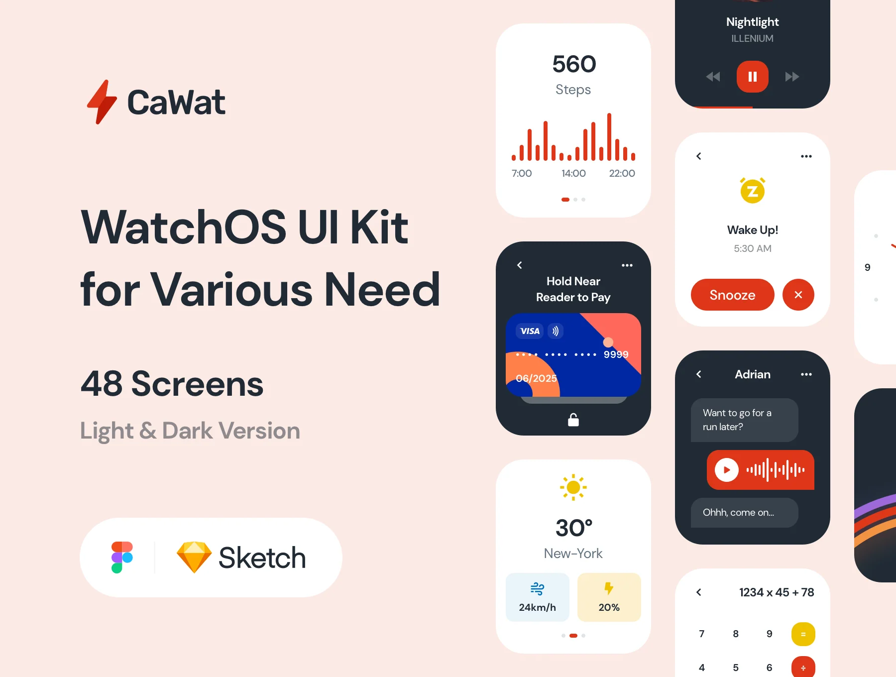 CaWat WatchOS UI Kit
