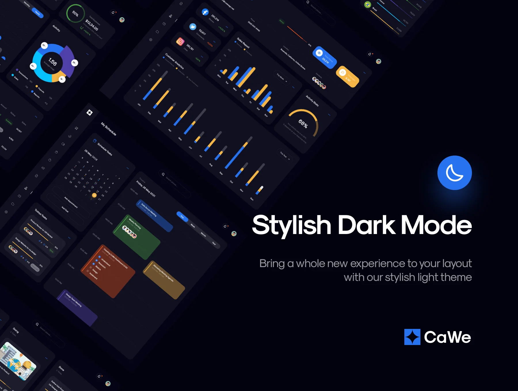 CaWe Dashboard UI Kit 4