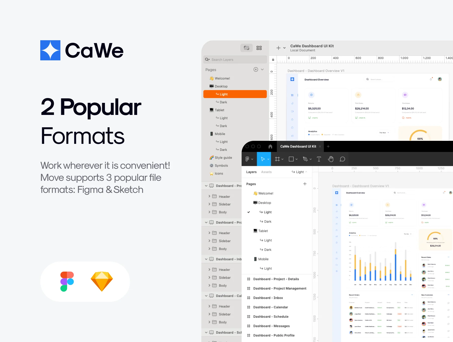 CaWe Dashboard UI Kit 8