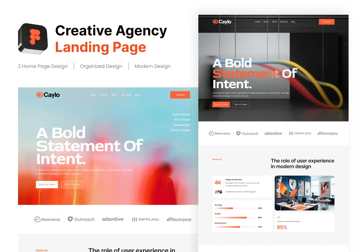 Caylo - Creative Design Agency Website Template