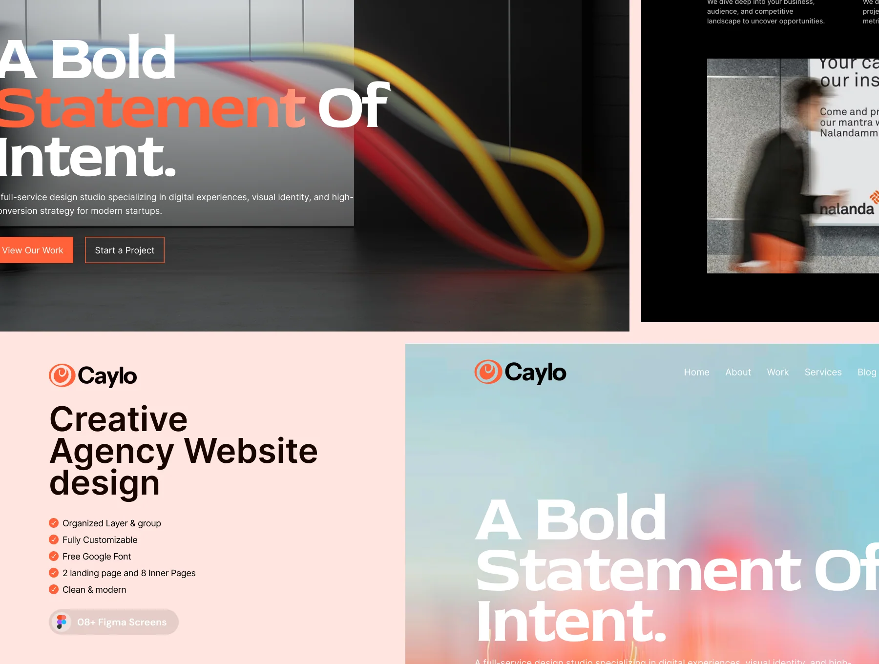 Caylo - Creative Design Agency Website Template