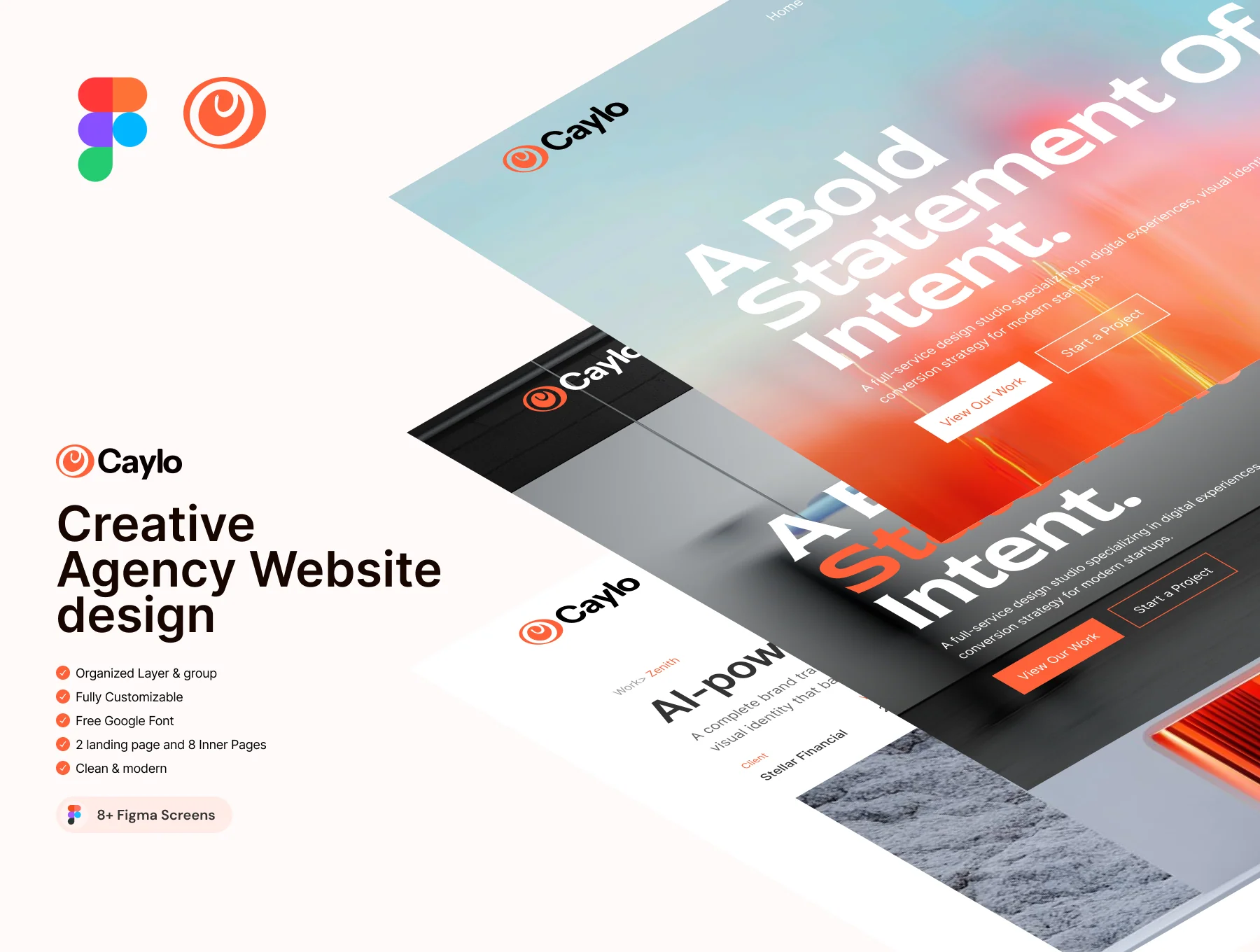 Caylo - Creative Design Agency Website Template 5