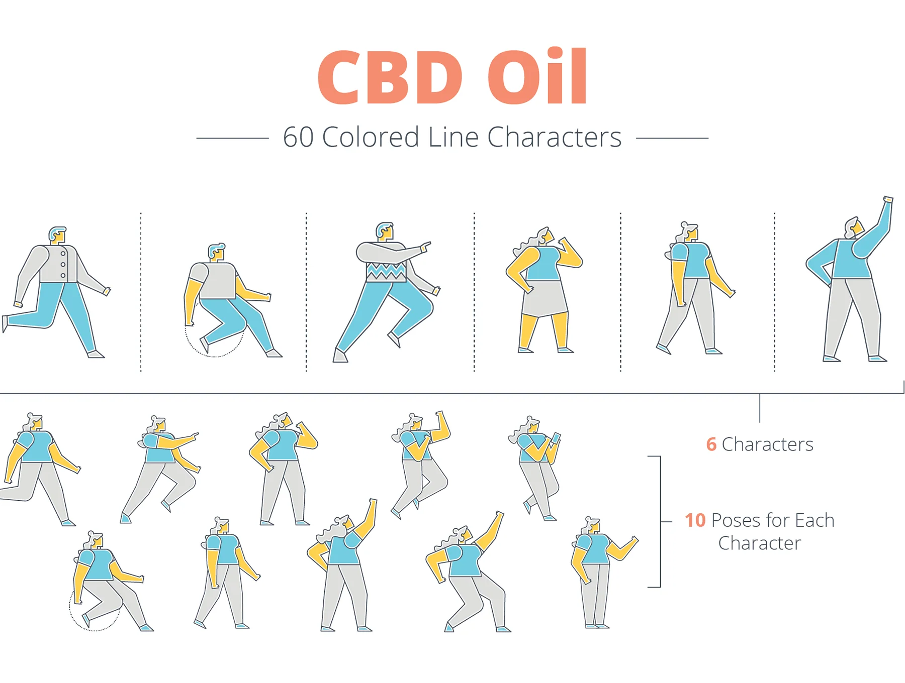 CBD Oil Illustrations 3