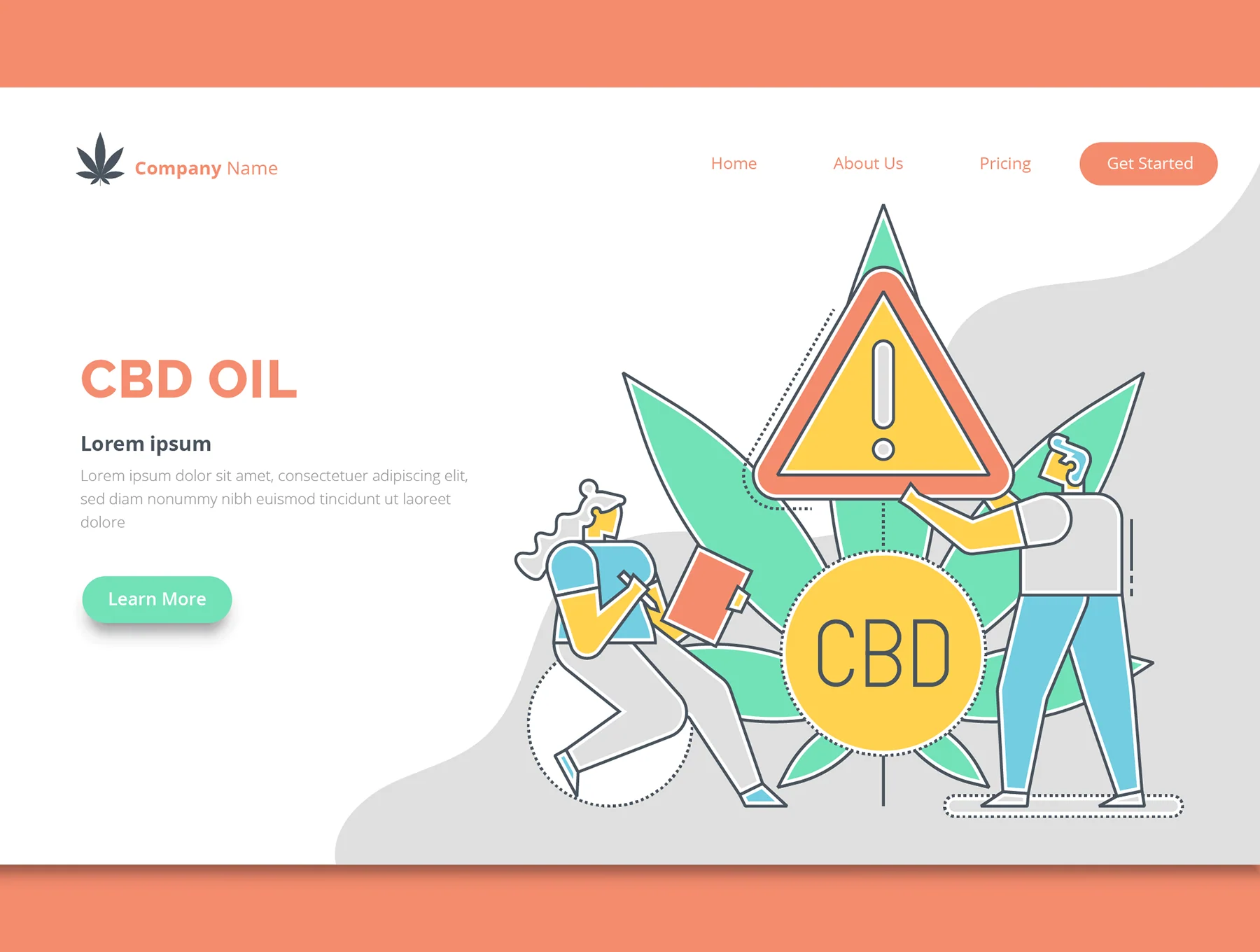 CBD Oil Illustrations 5