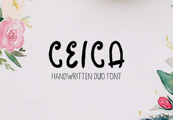 Ceica Handwritten Duo Font