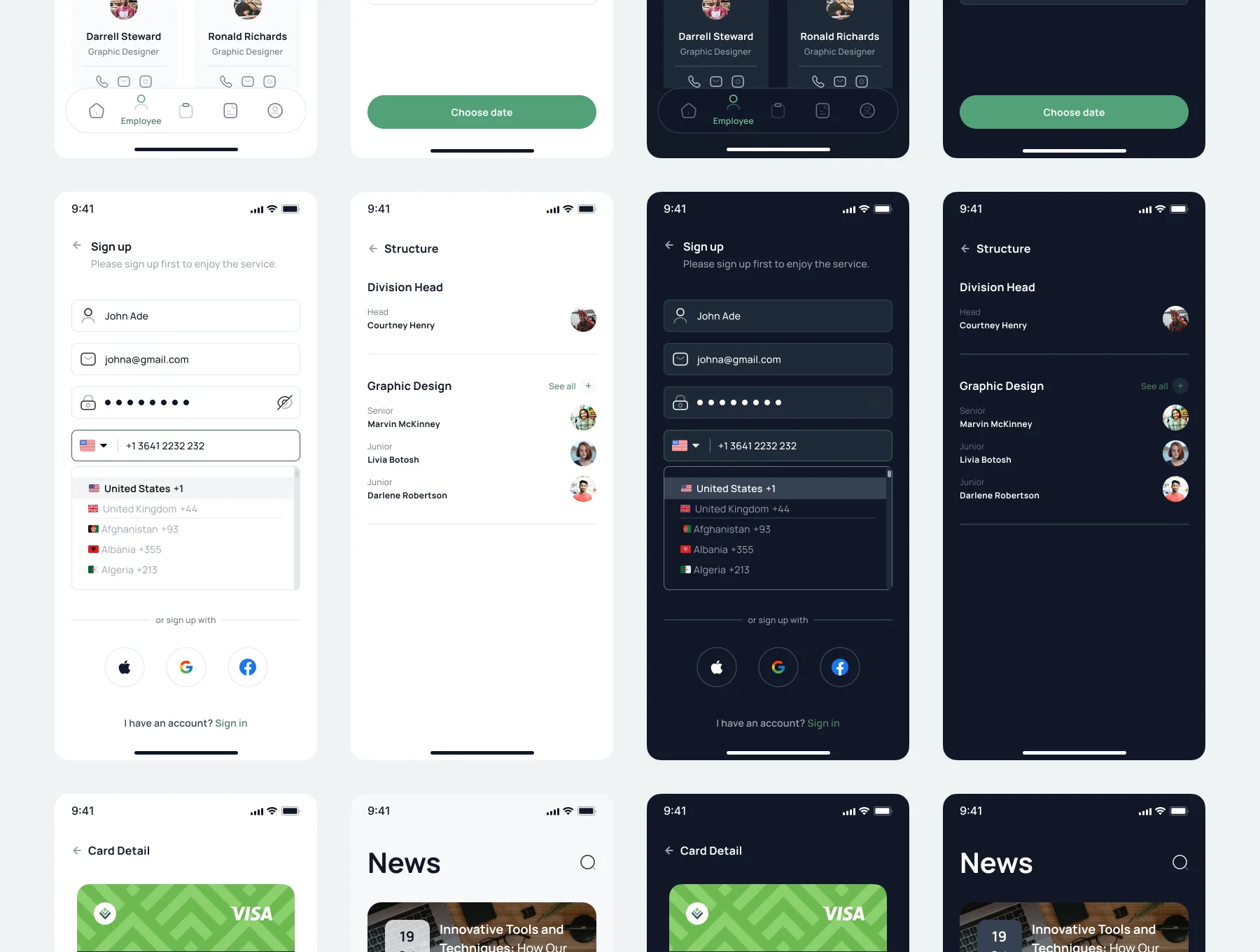 Cekmasuk - HR Management App UI Kit 2