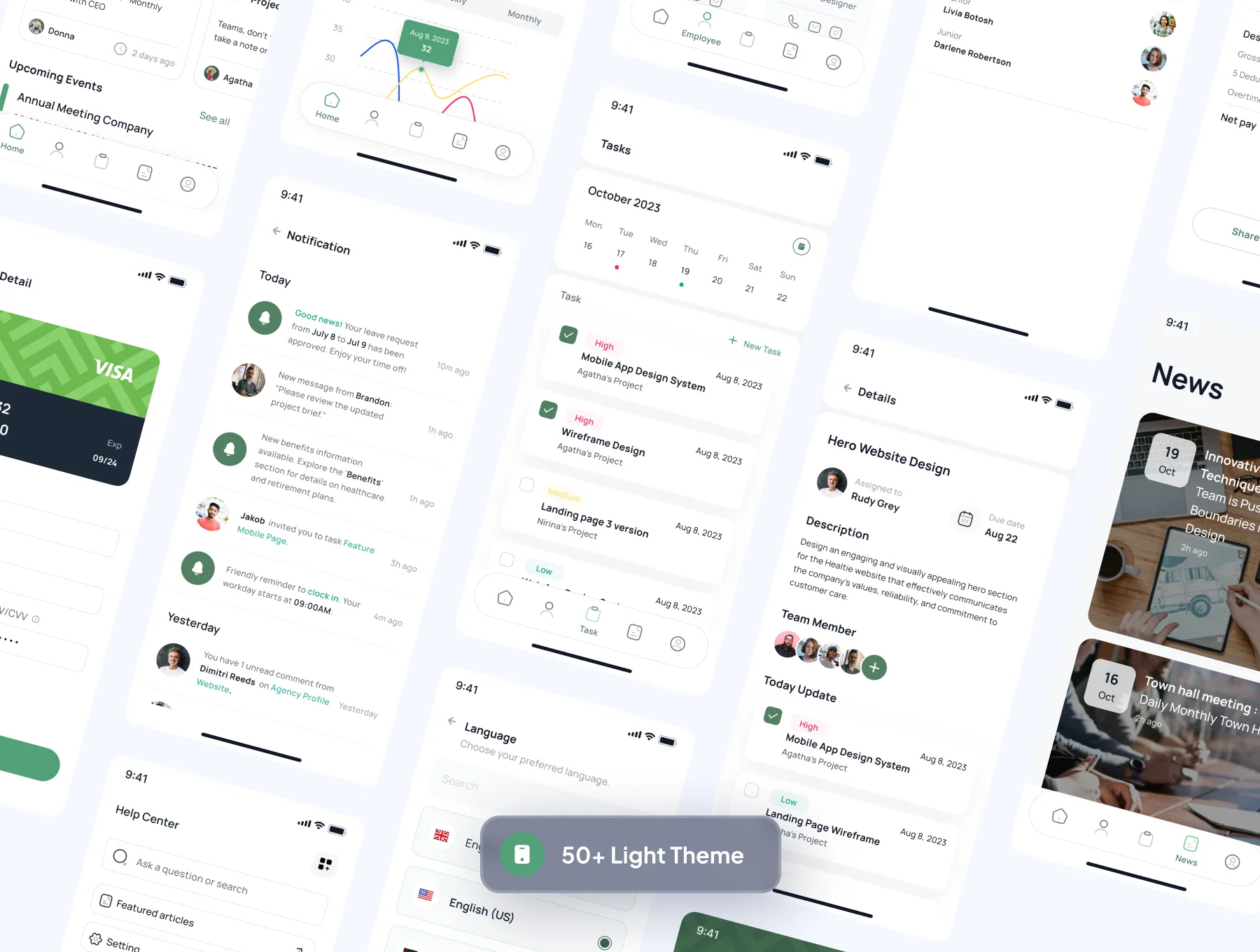 Cekmasuk - HR Management App UI Kit 5