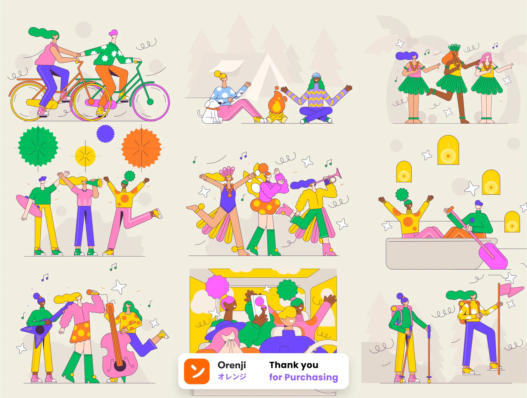 Celebration And Travel Illustration 8