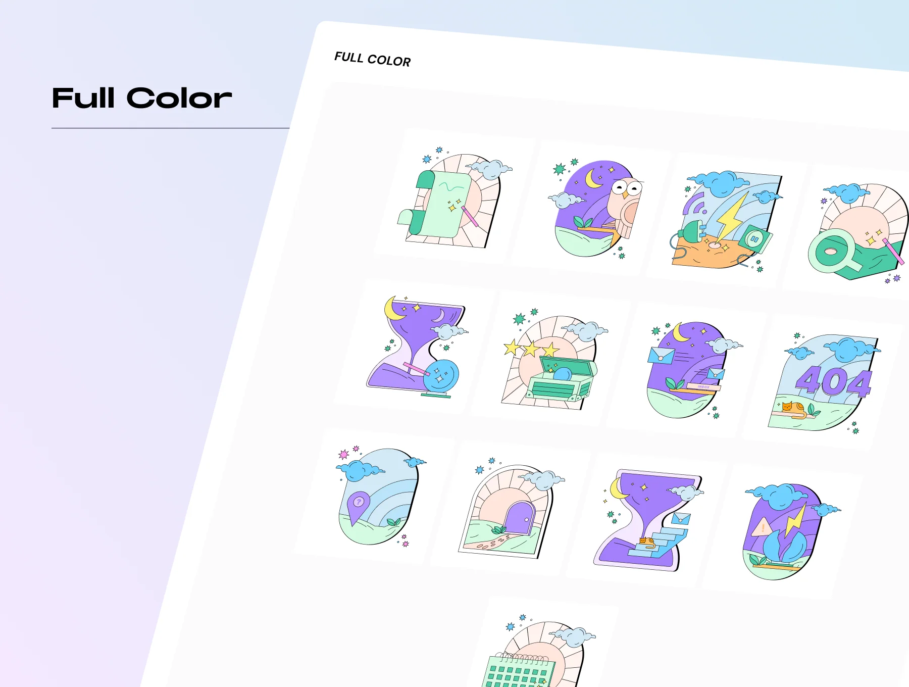 Celestial States – Magical Empty State UI Illustrations 5