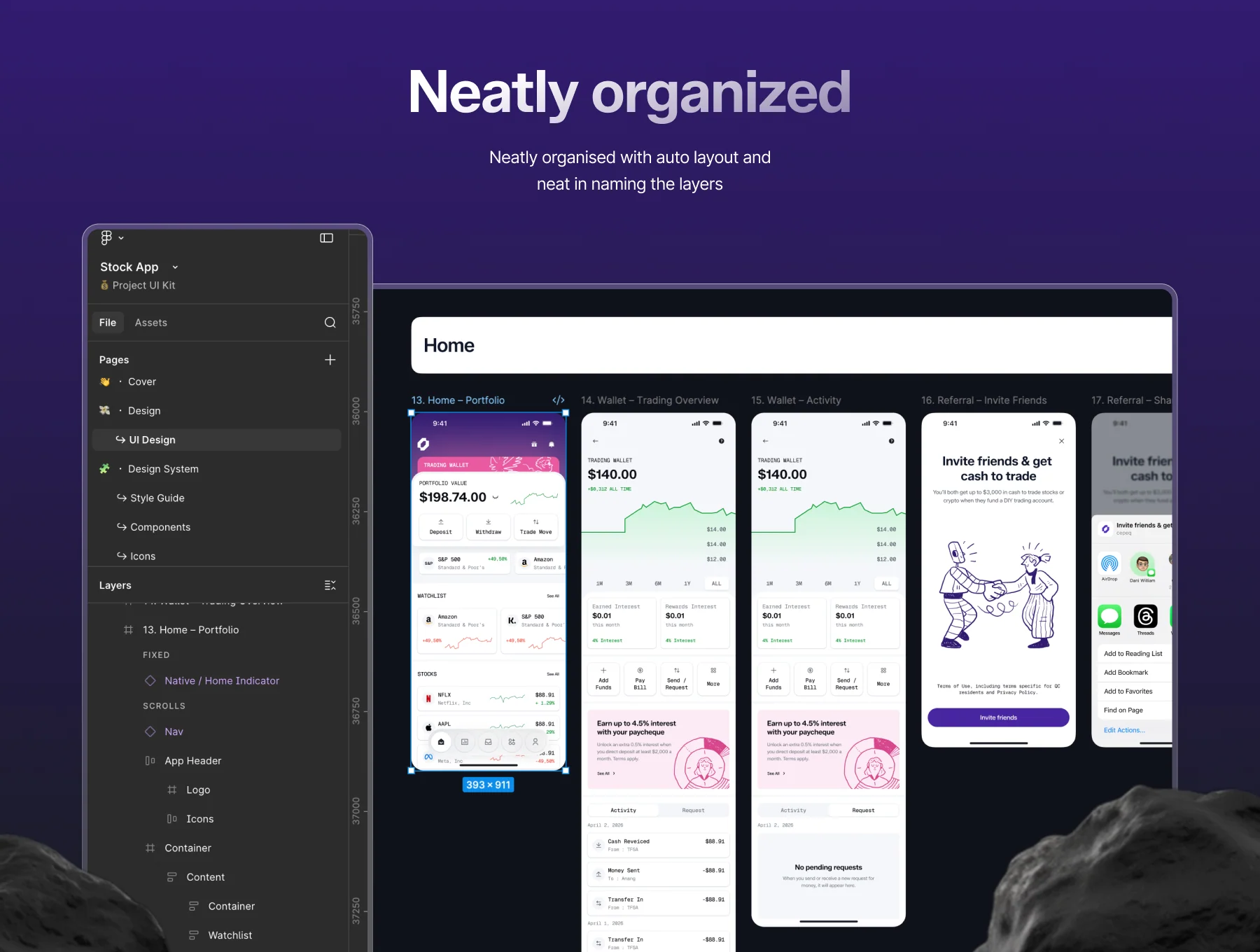Cepeq — Stock Finance App UI Kit 4
