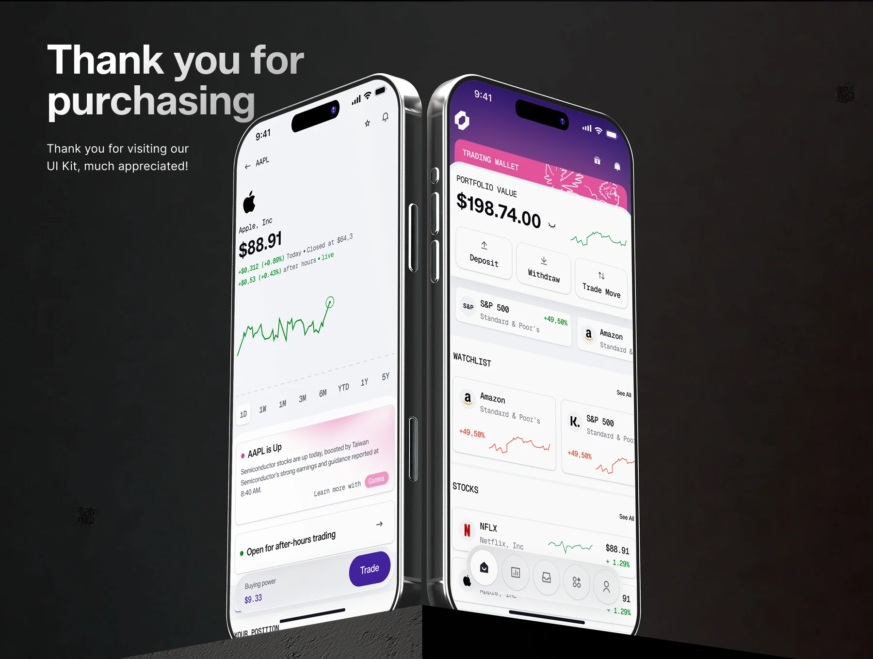 Cepeq — Stock Finance App UI Kit 6