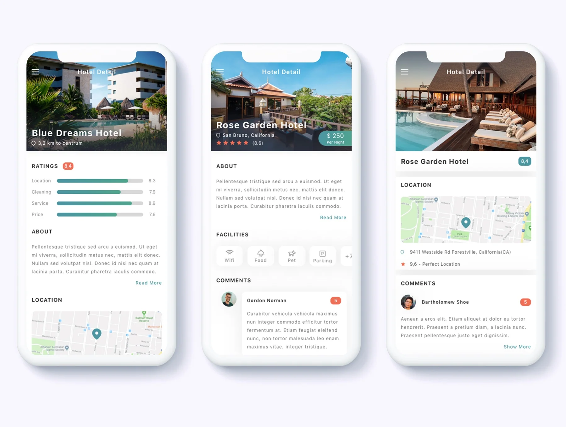 Cesha - Hotel Booking & Reservation App UI Kit 4