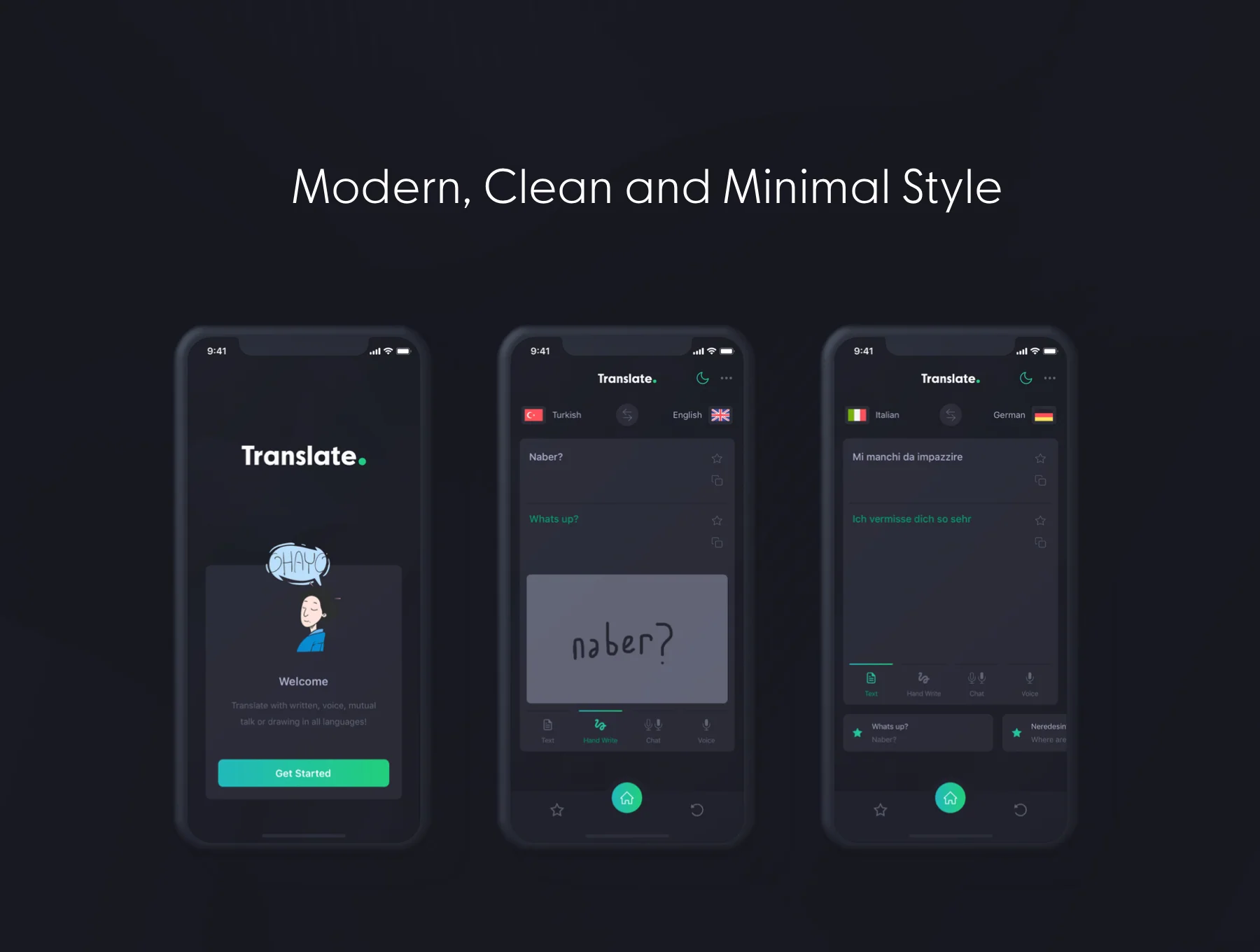 Cevy Translate Mobile App Ui Kit 3