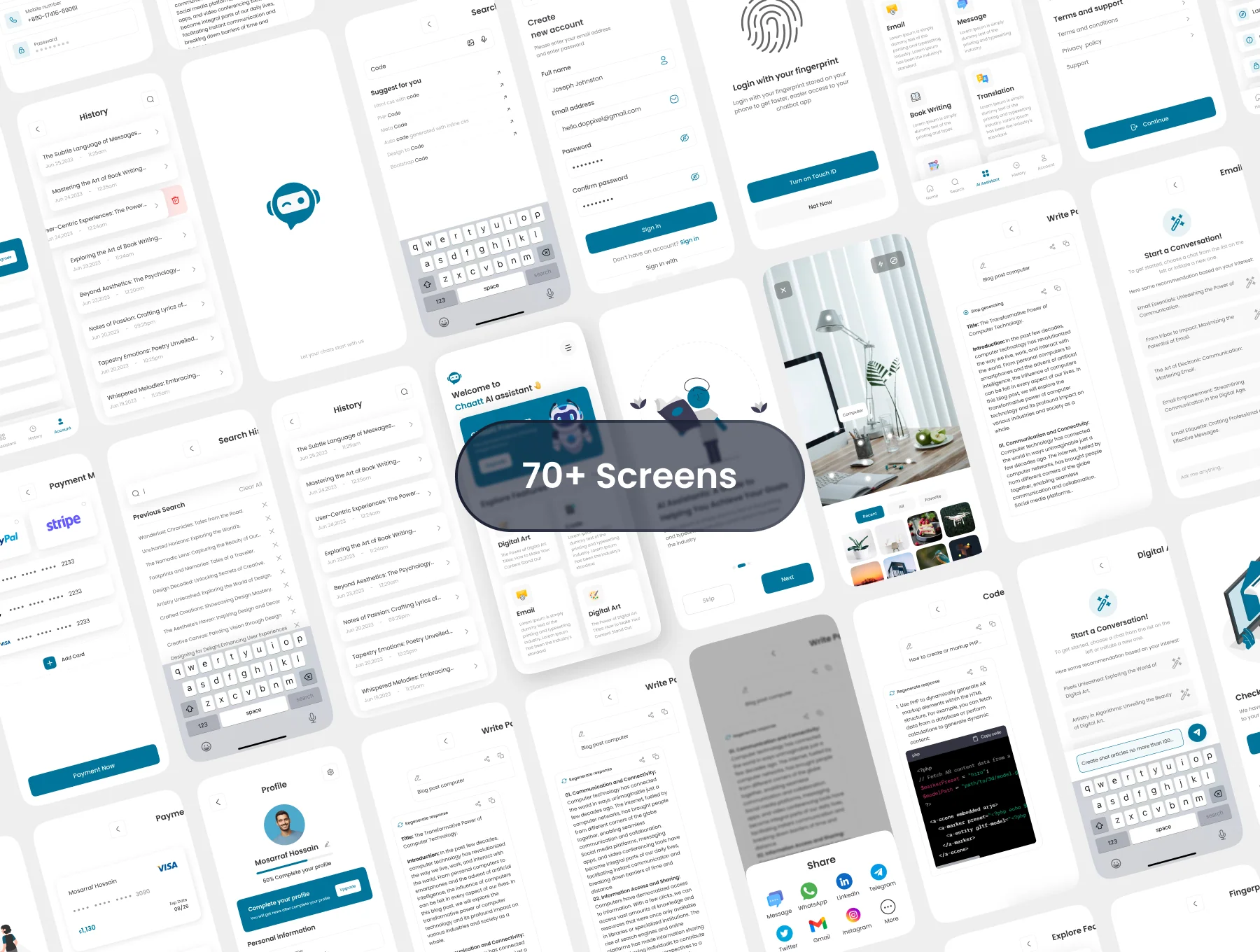 Chaatt –Chatbot App UI Kit 2