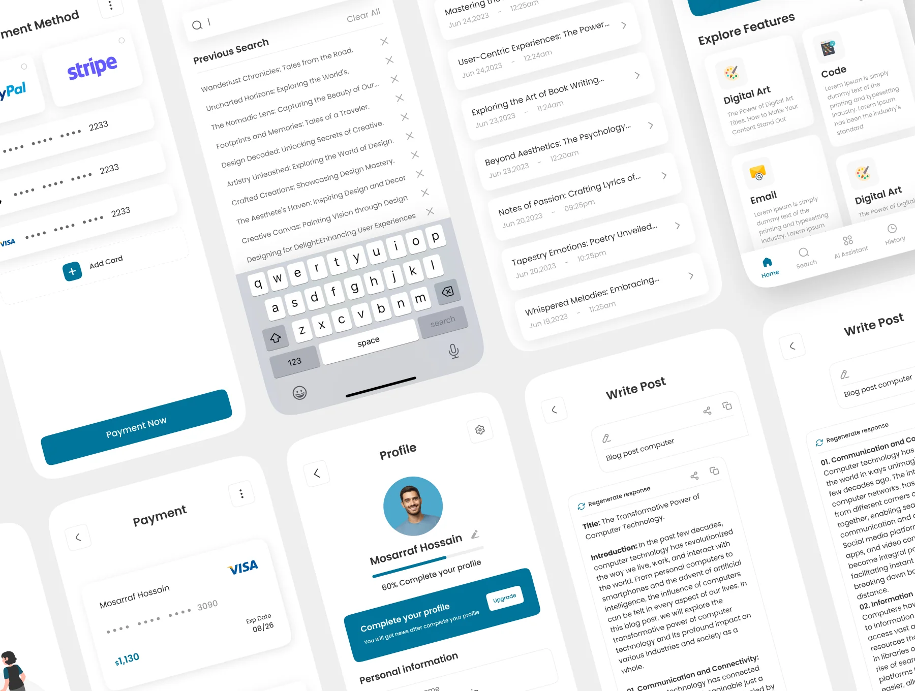 Chaatt –Chatbot App UI Kit 7