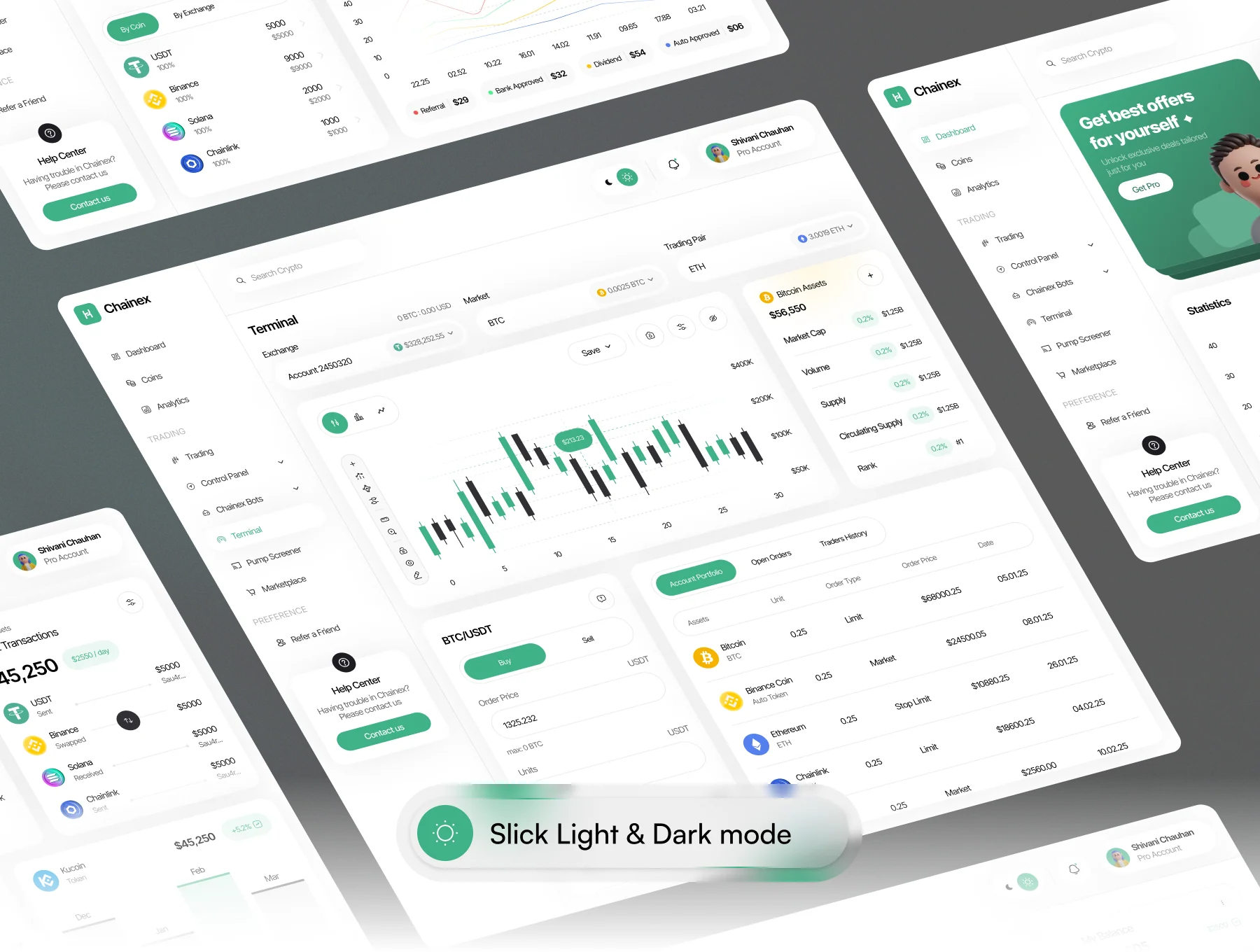 Chainex - Crypto Exchange Dashboard UI-kit 8