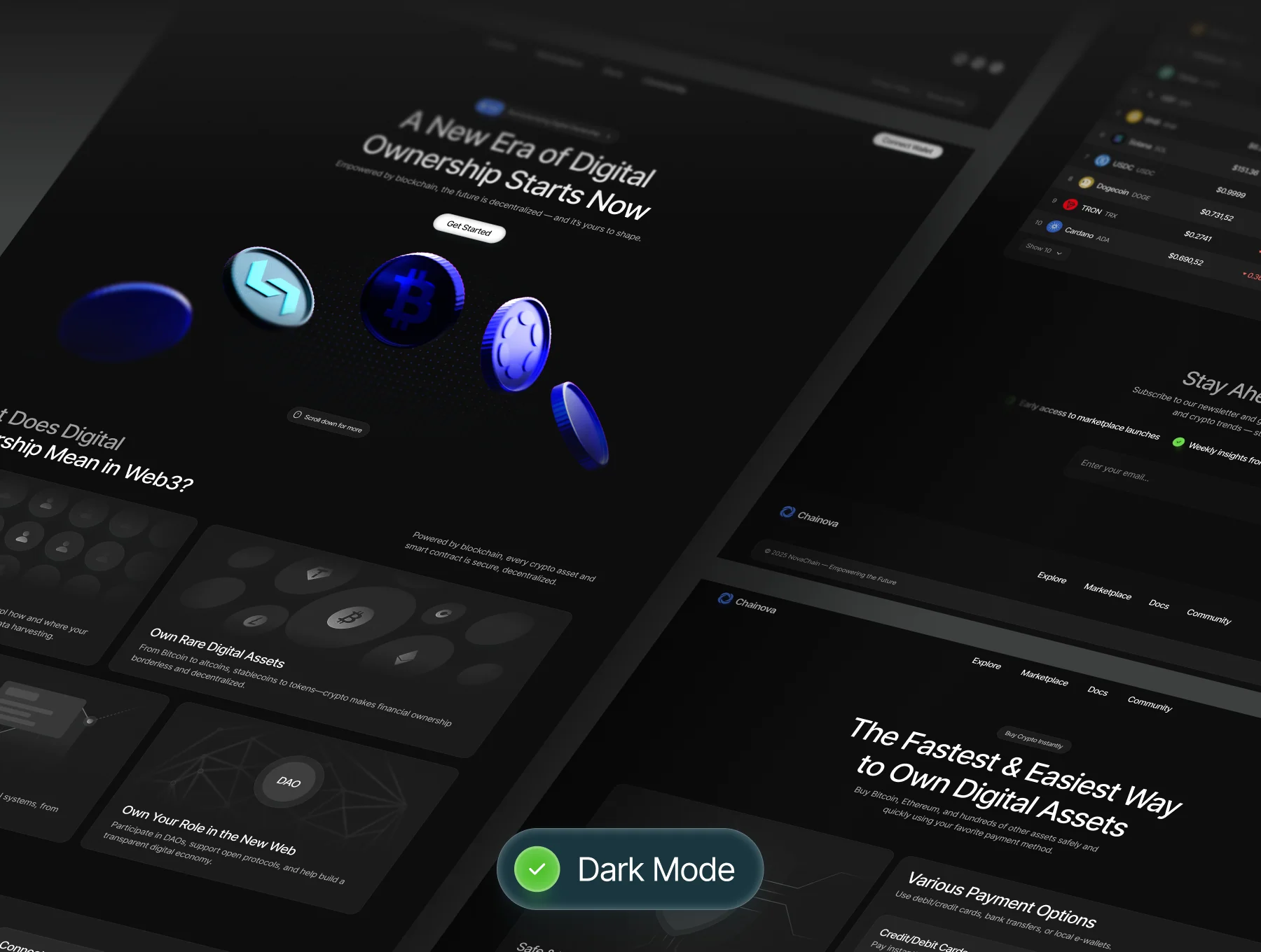 Chainova - Modern Blockchain Website 4