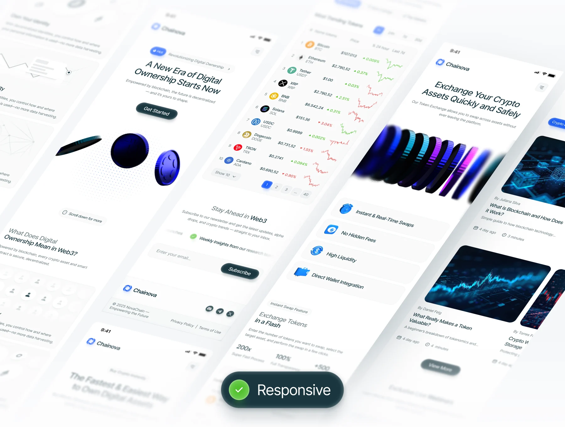 Chainova - Modern Blockchain Website 5