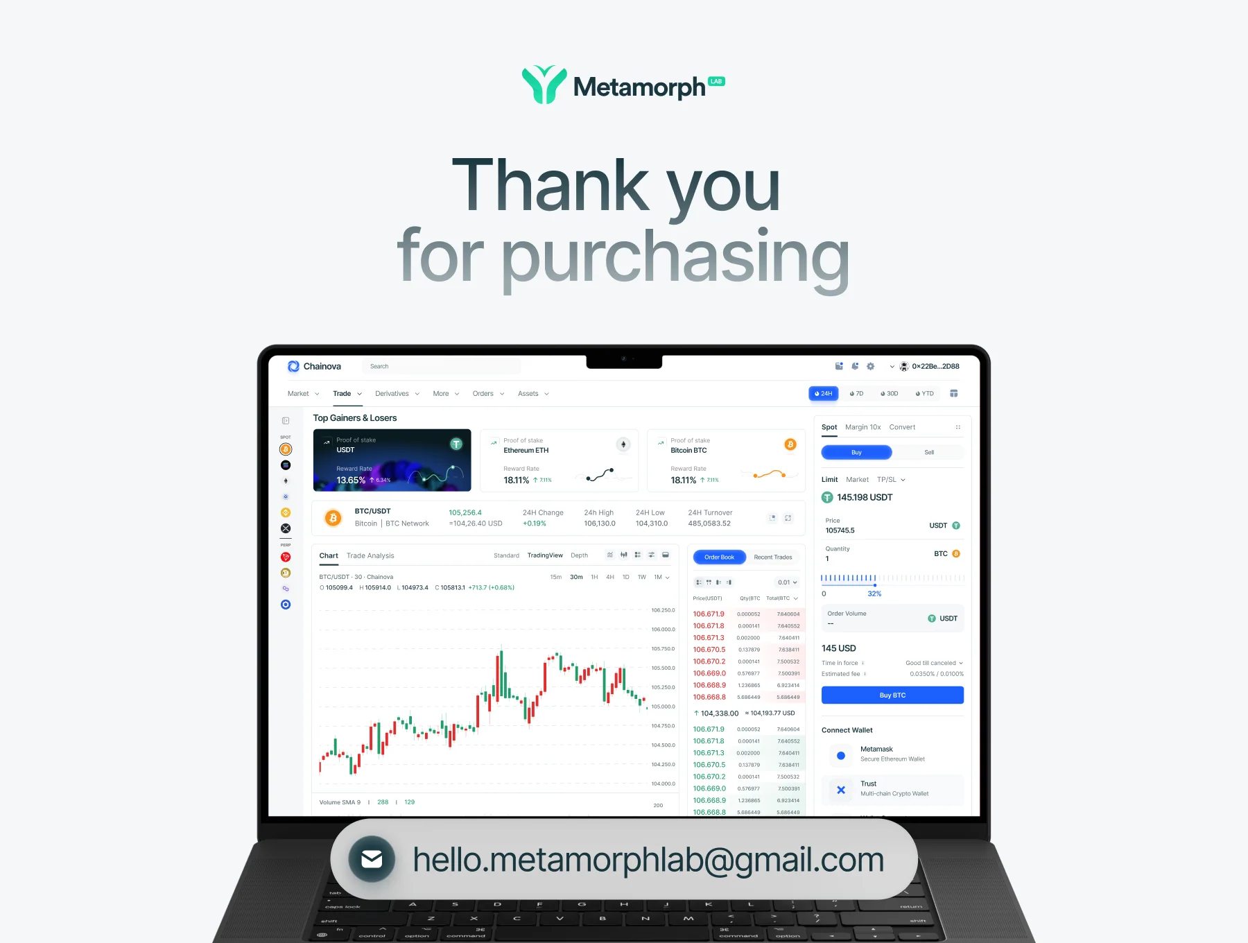 Chainova - Modern Blockchain Website 8