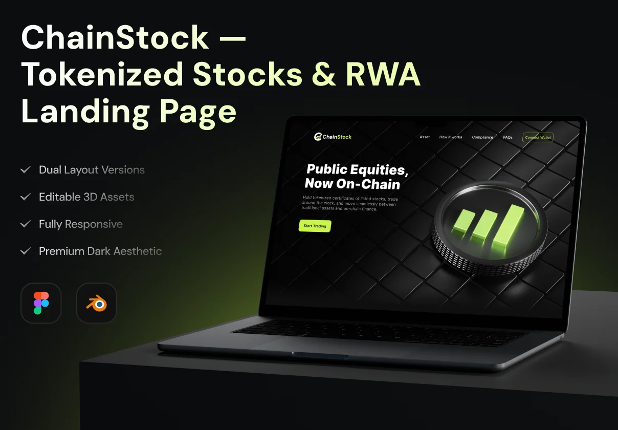 ChainStock- Tokenized Stocks & RWA Landing Page