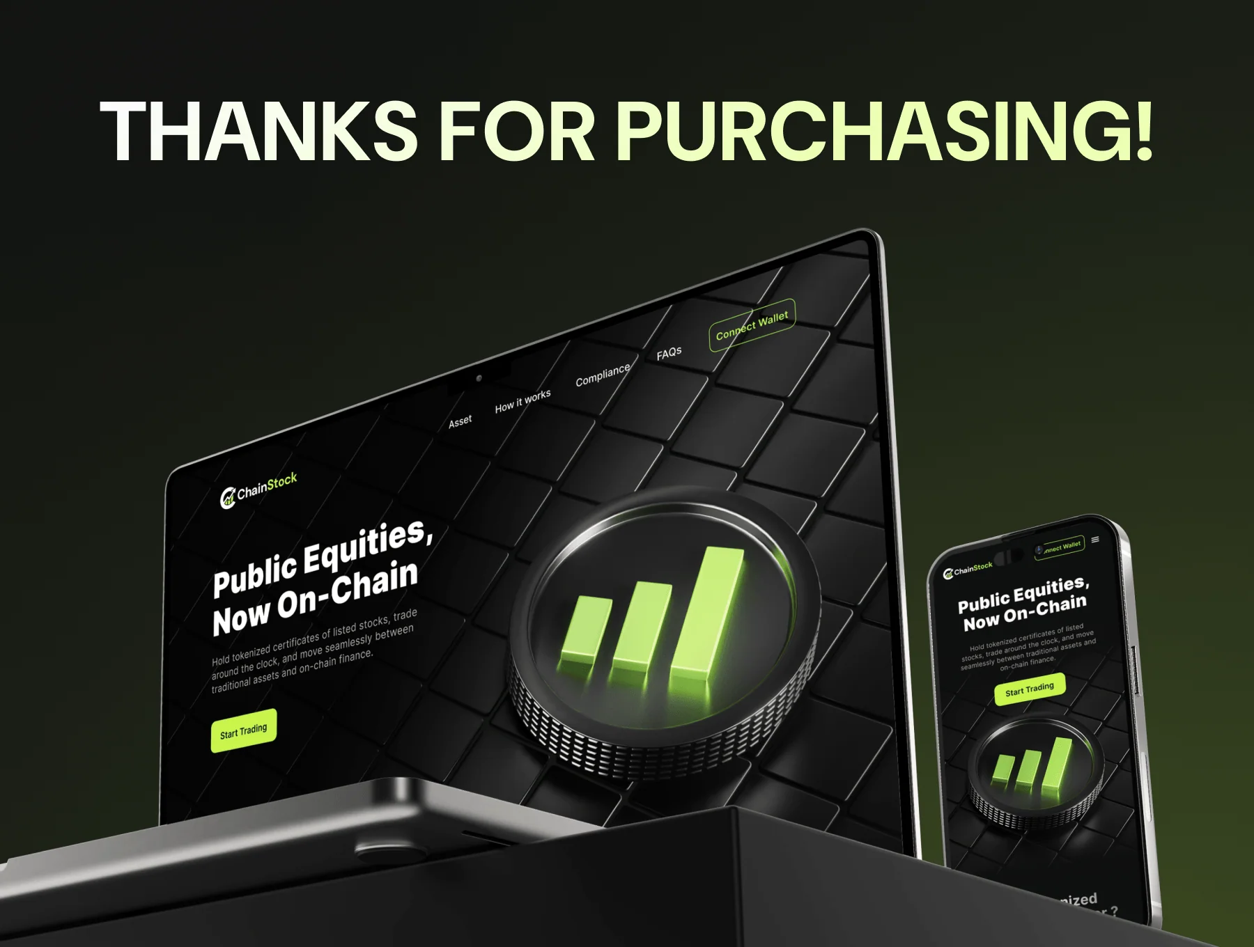 ChainStock- Tokenized Stocks & RWA Landing Page